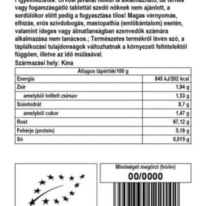 Biomenü Bio Szibériai Ginseng (ginzeng) por - 60g - Image 2 Biomenü Bio Szibériai Ginseng (ginzeng) por - 60g - Image 2