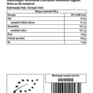Biomenü Bio Mangó szárított - 125g - Image 2 Biomenü Bio Mangó szárított - 125g - Image 2
