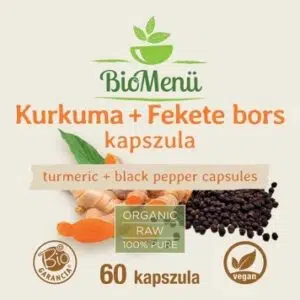 Biomenü Bio Kurkuma+Fekete bors kapszula - 60db - Image 2