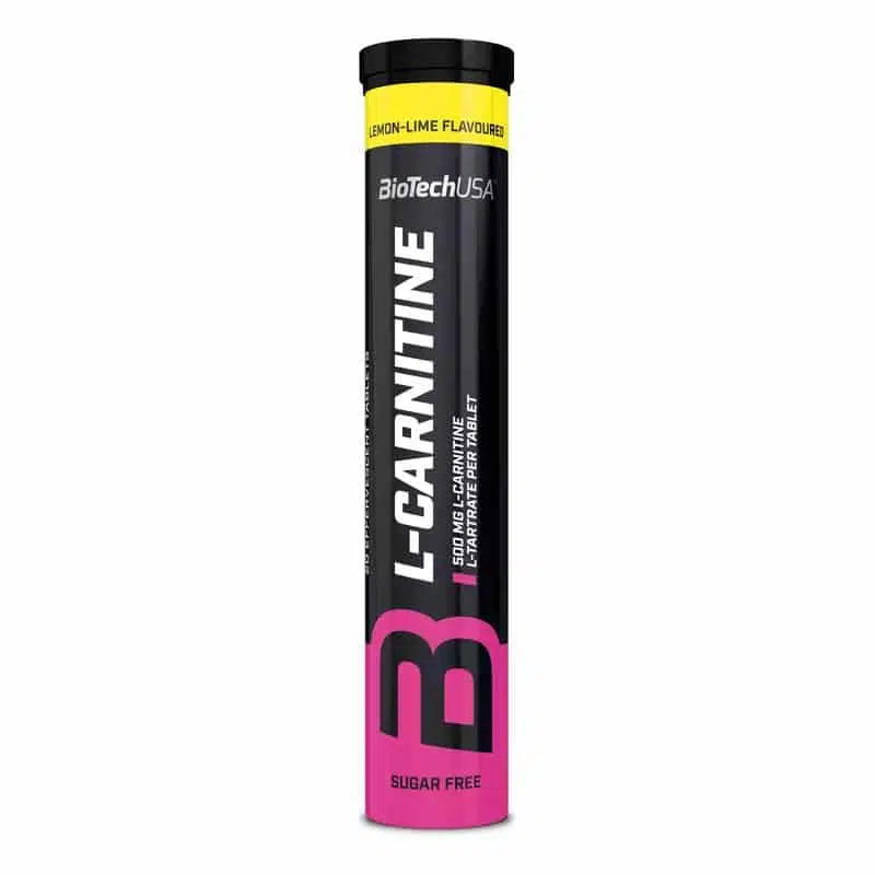 BioTech USA L-Carnitine 500mg citrom-lime pezsgőtabletta - 20db BioTech USA L-Carnitine 500mg citrom-lime pezsgőtabletta - 20db