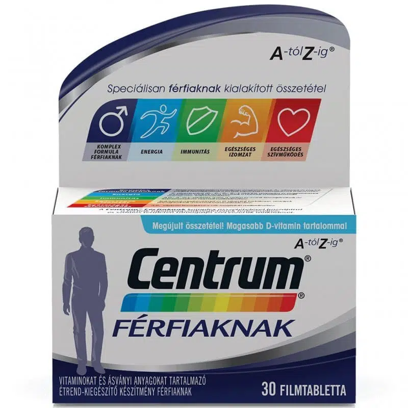 Centrum Férfiaknak A-Z-ig filmtabletta – 30db Centrum Férfiaknak A-Z-ig filmtabletta – 30db