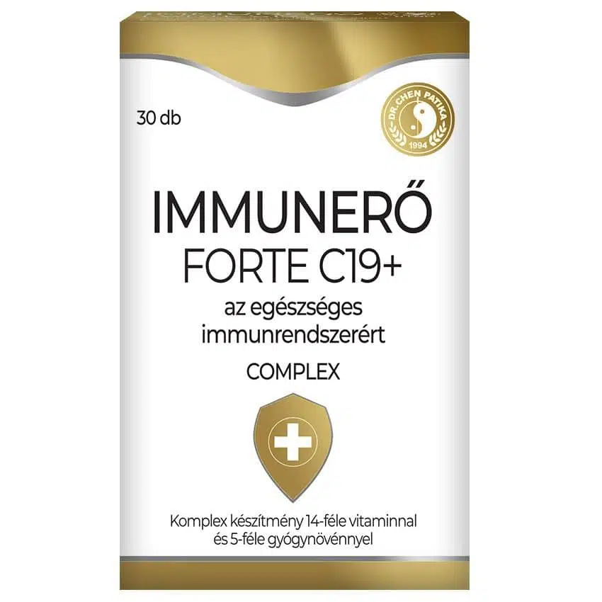 Dr. Chen Immunerő Forte C19+ tabletta - 30db Dr. Chen Immunerő Forte C19+ tabletta - 30db