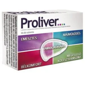 Proliver – máj és emésztés támogató tabletta – 30db