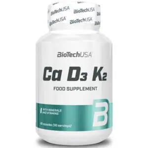 BioTech USA Ca-D3-K2-vitamin kapszula - 90db