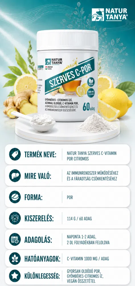 Natur Tanya Szerves C-vitamin por