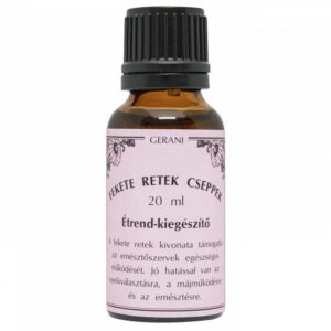 Gerani fekete retek cseppek - 20ml