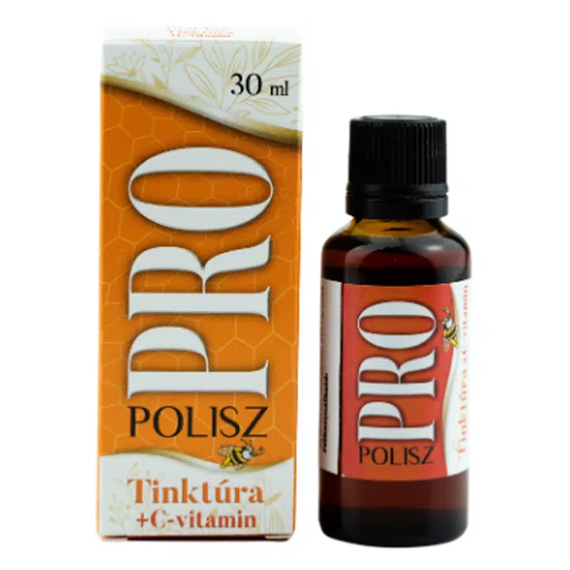 PRO/POLISZ Propolisz tinktúra 1000mg C-vitaminnal - 30ml PRO/POLISZ Propolisz tinktúra 1000mg C-vitaminnal - 30ml