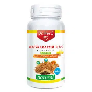 Dr. Herz Macskakarom Plusz Szerves Cink+Szelén+C-vitamin kapszula - 60db