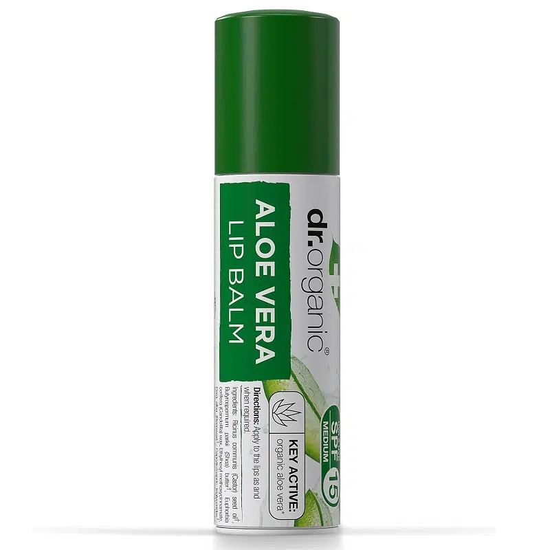 Dr. Organic bio Aloe vera ajakbalzsam - 5.7 ml Dr. Organic bio Aloe vera ajakbalzsam - 5.7 ml