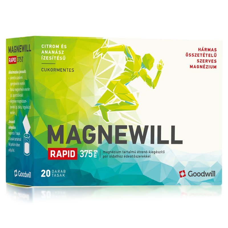 Goodwill Magnewill Rapid 375mg por - 20 tasak Goodwill Magnewill Rapid 375mg por - 20 tasak