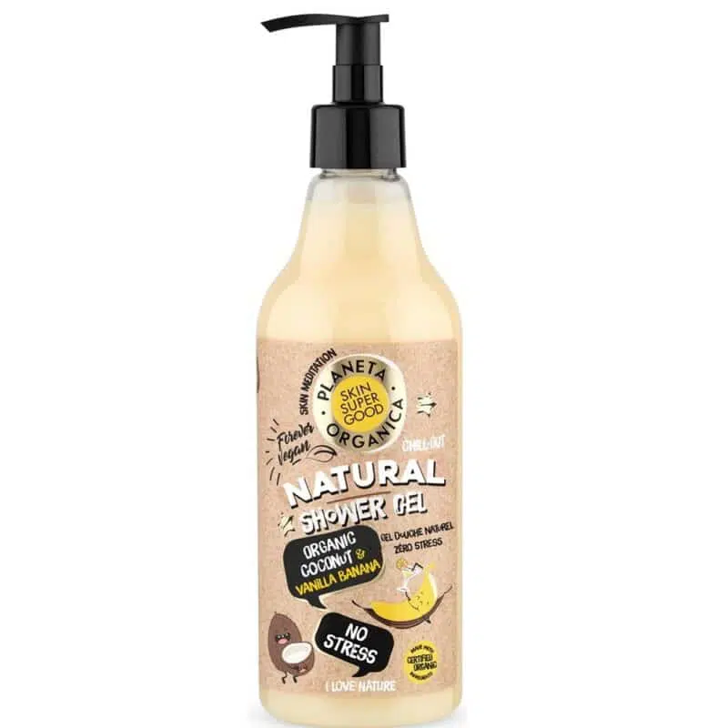 Planeta Organica Skin Super Good Természetes No Stress tusfürdő - 500ml Planeta Organica Skin Super Good Természetes No Stress tusfürdő - 500ml