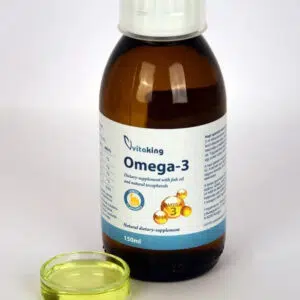 Vitaking Omega-3 citrom ízű halolaj csepp - 150ml Vitaking Omega-3 citrom ízű halolaj csepp - 150ml