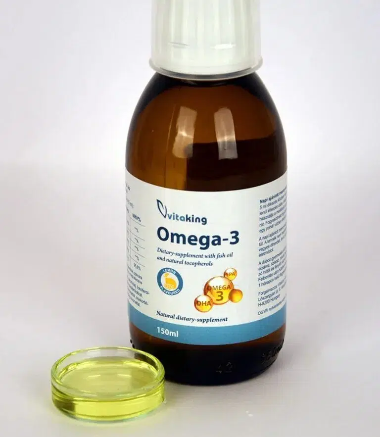 Vitaking Omega-3 citrom ízű halolaj csepp - 150ml Vitaking Omega-3 citrom ízű halolaj csepp - 150ml