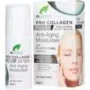 Dr. Organic Pro Collagen Anti-Aging hidratáló arckrém fekete gyönggyel - 50ml
