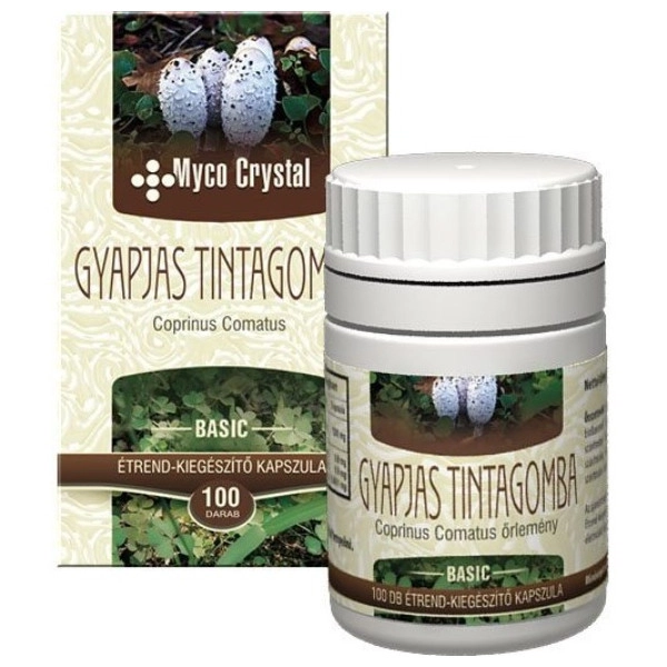 Myco Crystal Gyapjas tintagomba kapszula - 100db Myco Crystal Gyapjas tintagomba kapszula - 100db
