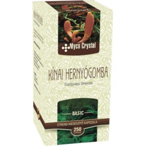 Myco Crystal Kínai hernyógomba - Cordyceps gyógygomba - 250db