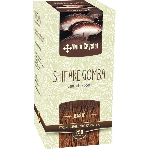 Myco Crystal Shiitake gyógygomba - 250db Myco Crystal Shiitake gyógygomba - 250db