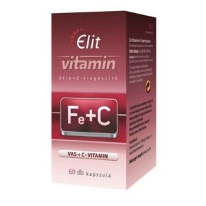 Vita Crystal E-lit Vitamin - Vas + C-vitamin kapszula - 60db