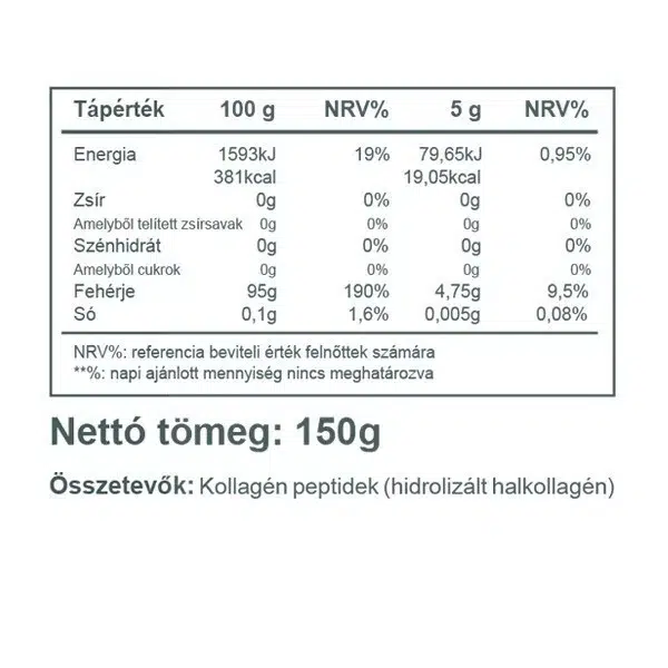 Vitaking Halkollagén por natúr - 150g - Image 2 Vitaking Halkollagén por natúr - 150g - Image 2