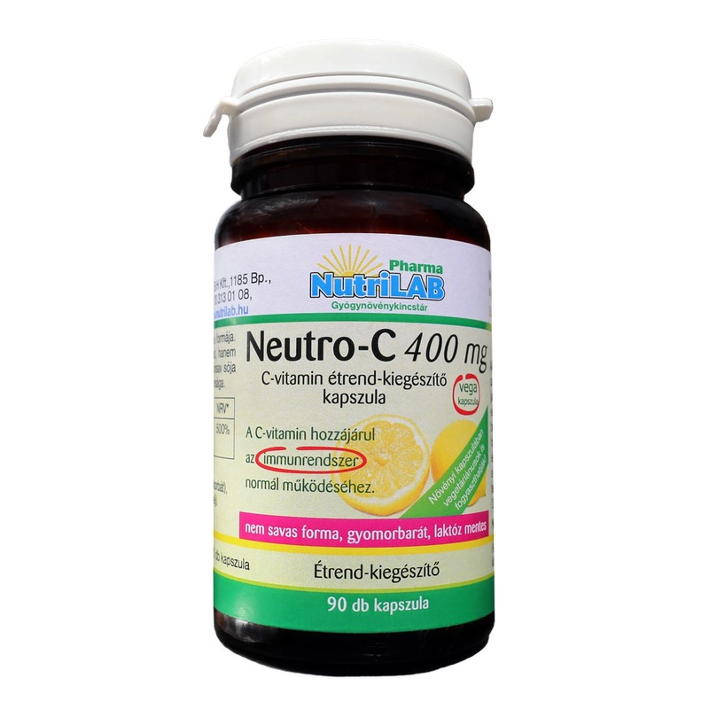 Nutrilab Neutro-C Vitamin 400mg kapszula - 90db Nutrilab Neutro-C Vitamin 400mg kapszula - 90db