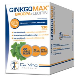 GinkgoMax Bakopa+Lecitin kapszula - 120db