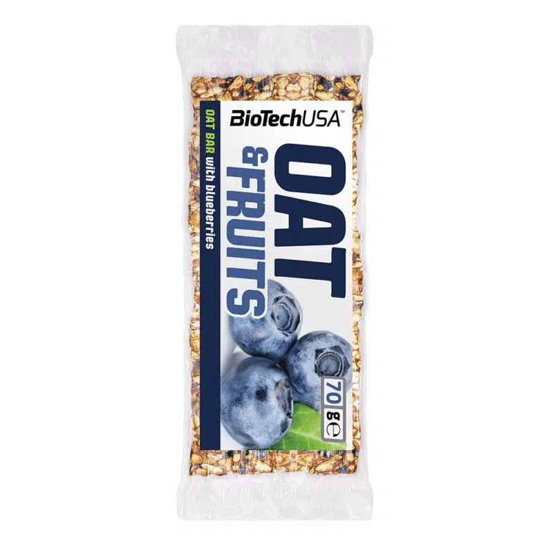 BioTech USA Oat & Fruit áfonya szelet - 70g BioTech USA Oat & Fruit áfonya szelet - 70g
