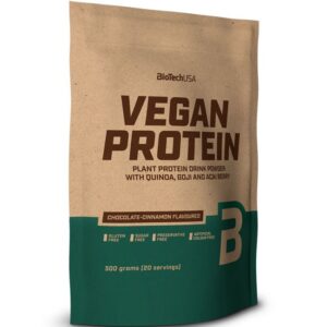 BioTech USA Vegan Protein vaníliás sütemény - 500g