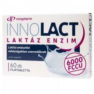 InnoPharm InnoLact Laktáz enzim 6000fccu filmtabletta - 60db