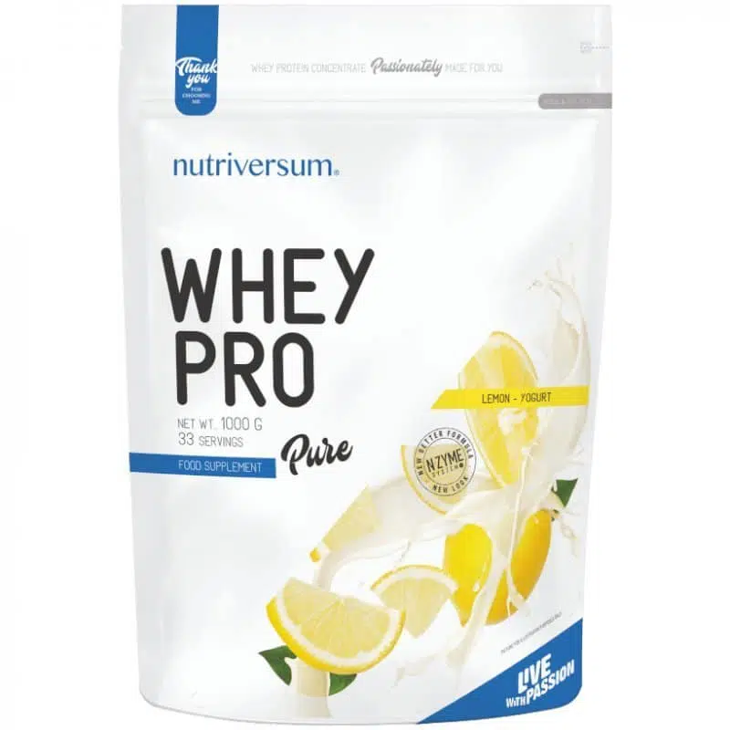 Nutriversum Pure Whey Pro citrom joghurt - 1000g Nutriversum Pure Whey Pro citrom joghurt - 1000g