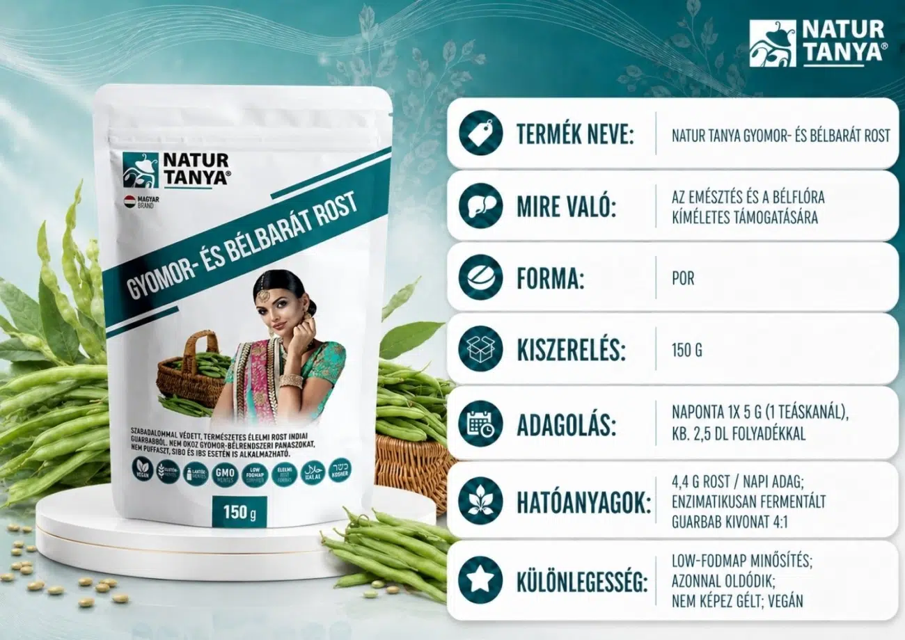 Natur Tanya Gyomor- és bélbarát rost