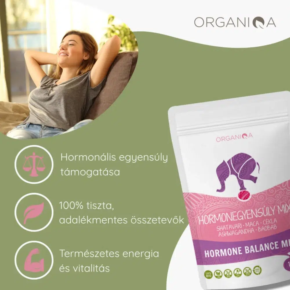 Organiqa Bio Hormonegyensúly mix por - 125g - Image 2 Organiqa Bio Hormonegyensúly mix por - 125g - Image 2
