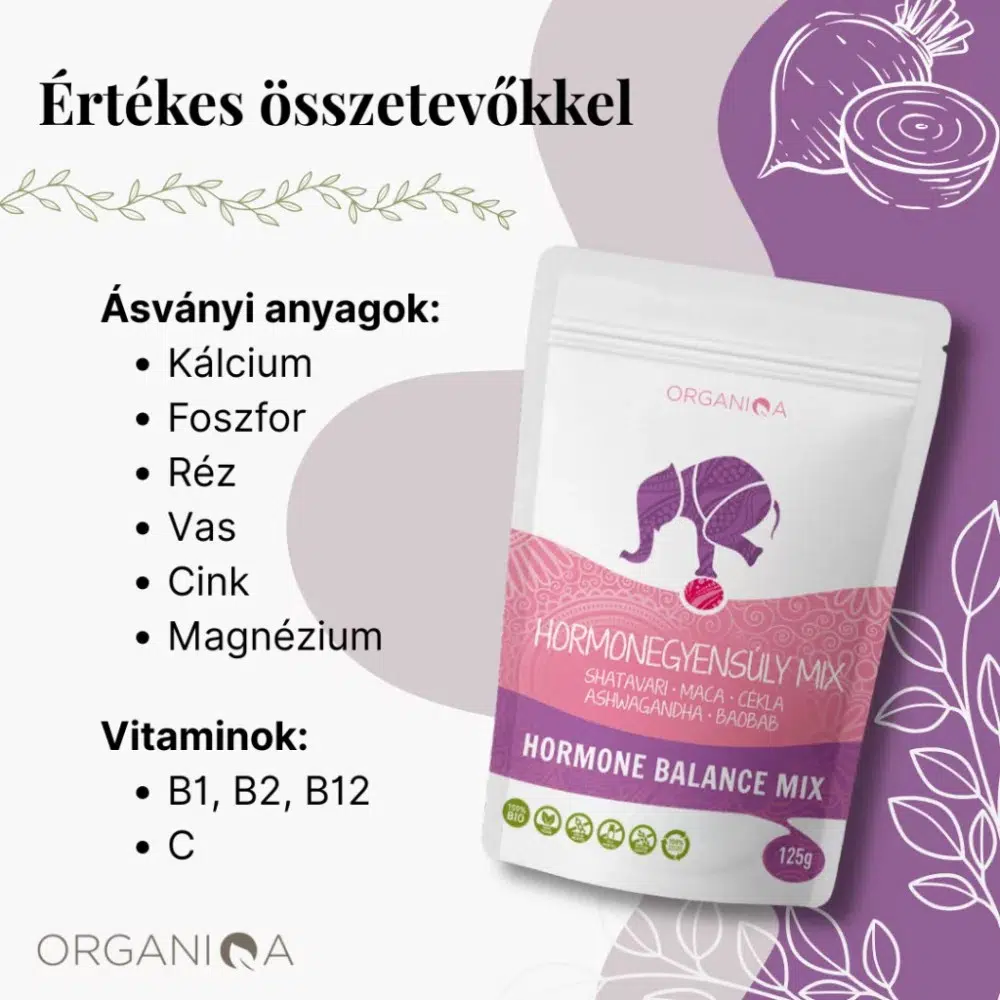 Organiqa Bio Hormonegyensúly mix por - 125g - Image 3 Organiqa Bio Hormonegyensúly mix por - 125g - Image 3
