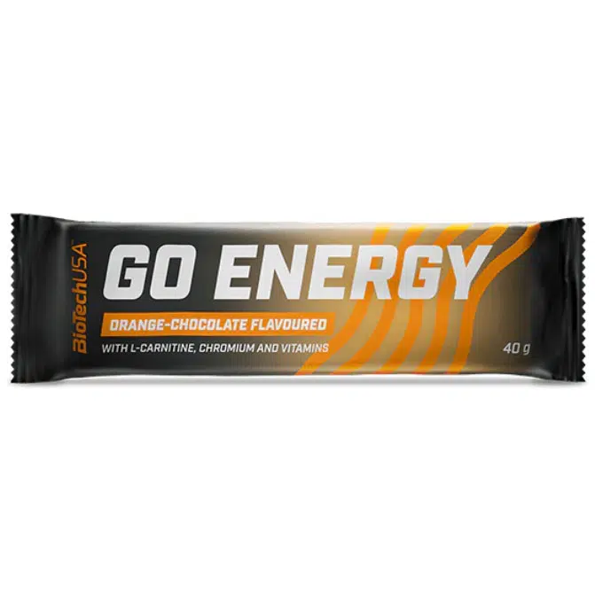 BioTech USA GO Energy étcsokoládé-narancs - 40g BioTech USA GO Energy étcsokoládé-narancs - 40g