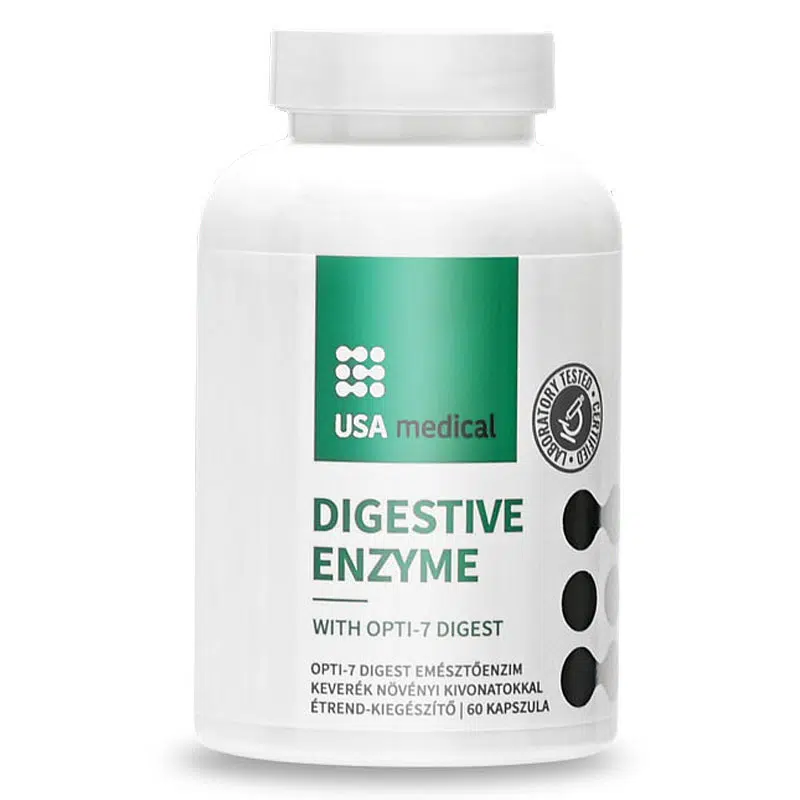 USA Medical Digestive Enzyme kapszula - 60db USA Medical Digestive Enzyme kapszula - 60db