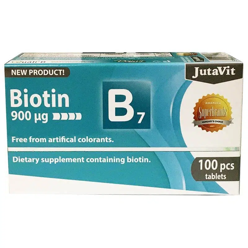 JutaVit Biotin B7-vitamin tabletta JutaVit Biotin B7-vitamin tabletta