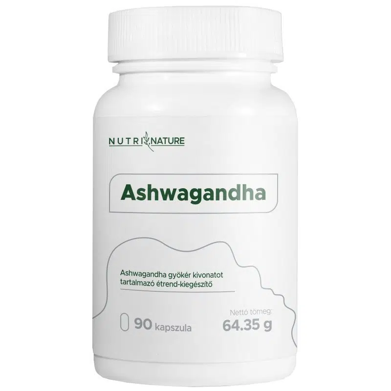 Nutri Nature Ashwagandha kapszula - 90db Nutri Nature Ashwagandha kapszula - 90db