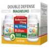Flavin7 Double Defense Magneuro Mg + B-complex vitamin Komló extraktummal kapszula - 2x120db