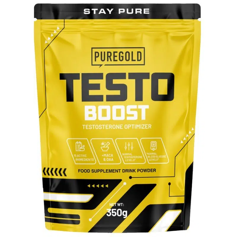 Pure Gold Testo Boost - mangó ízű italpor - 350g Pure Gold Testo Boost - mangó ízű italpor - 350g