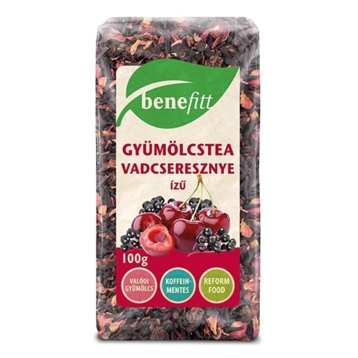 Interherb Benefitt vadcseresznye ízű gyümölcstea - 100g Interherb Benefitt vadcseresznye ízű gyümölcstea - 100g
