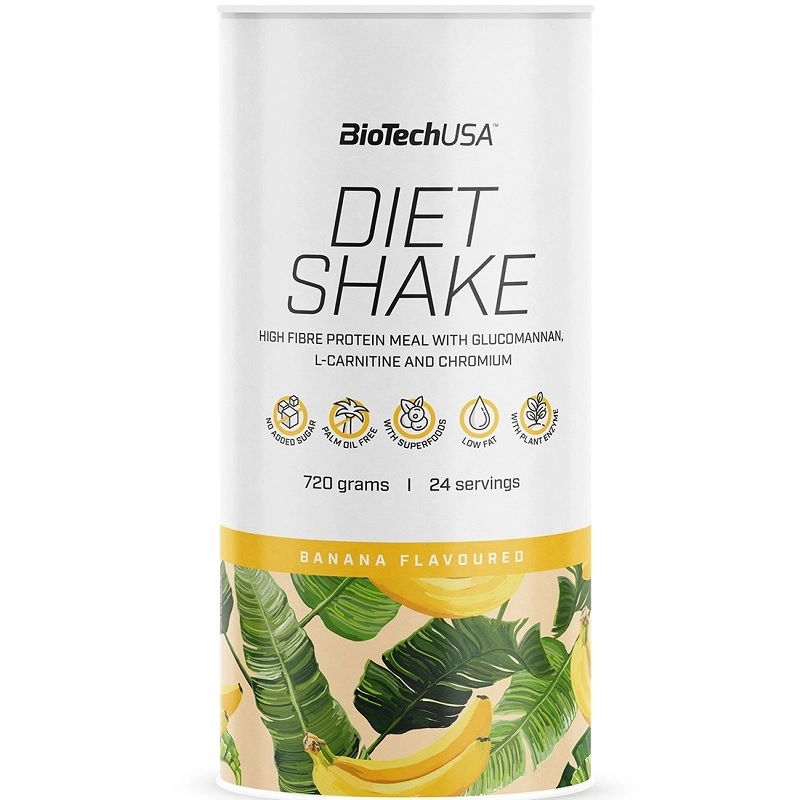 BioTech USA Diet Shake banán - 720g BioTech USA Diet Shake banán - 720g