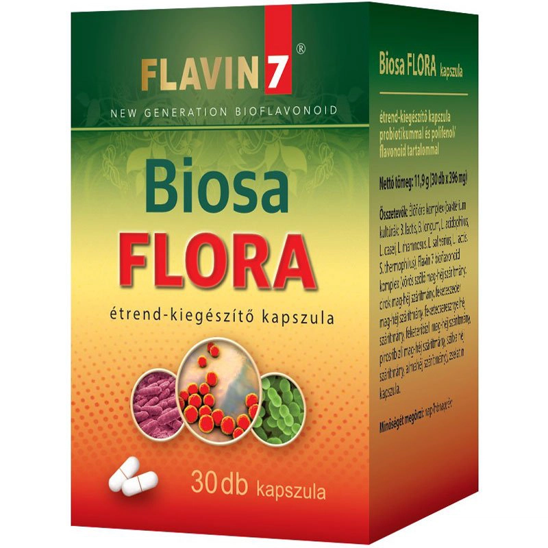 Flavin7 Biosa Flora probiotikum kapszula - 30db Flavin7 Biosa Flora probiotikum kapszula - 30db
