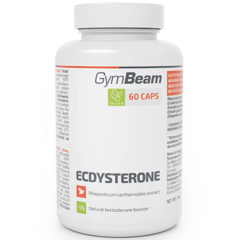 GymBeam Ekdiszteron teljesítménynövelő kapszula - 60db GymBeam Ekdiszteron teljesítménynövelő kapszula - 60db