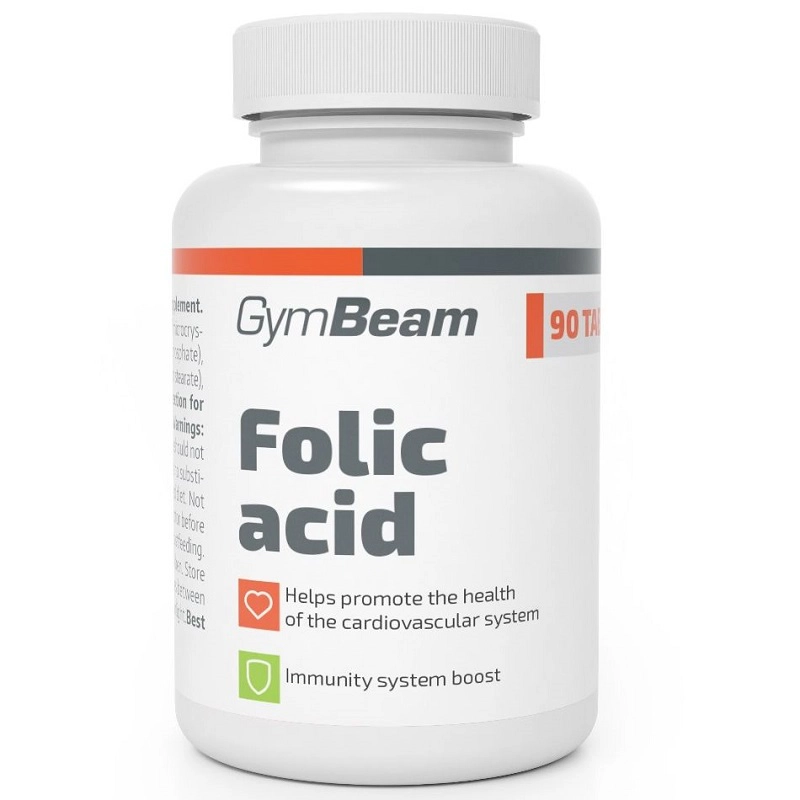 GymBeam Folsav (B9-vitamin) tabletta - 90db GymBeam Folsav (B9-vitamin) tabletta - 90db