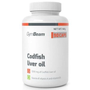 GymBeam Tőkehalmáj olaj kapszula - 90db