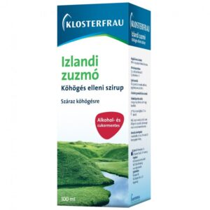Klosterfrau Izlandi zuzmó köhögés elleni szirup felnőtteknek - 100ml