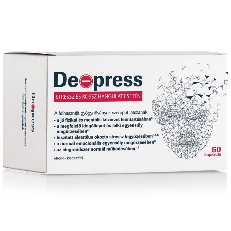 De-press kapszula - A testi és lelki jó közérzetért - 60db.jpg De-press kapszula - A testi és lelki jó közérzetért - 60db.jpg