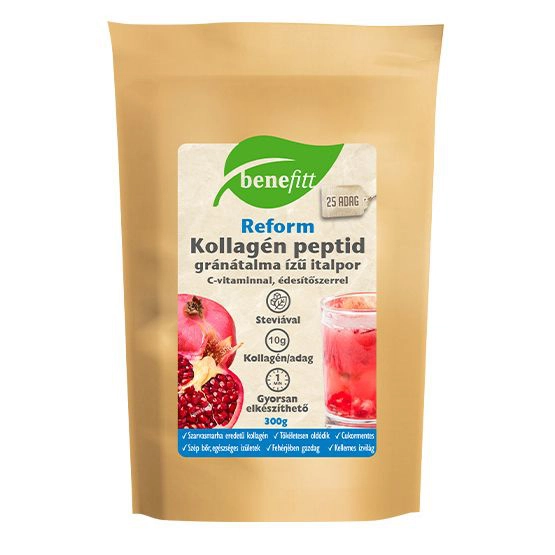 Interherb Benefitt Reform Kollagén italpor, gránátalma - 300g Interherb Benefitt Reform Kollagén italpor, gránátalma - 300g