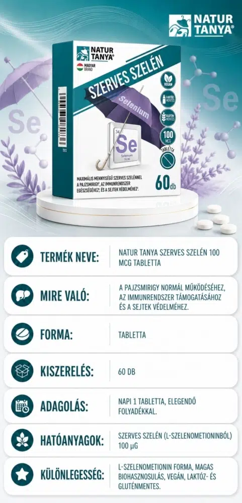 Szerves Szelén tabletta