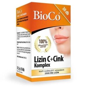 BioCo Lizin C+Cink Komplex tabletta