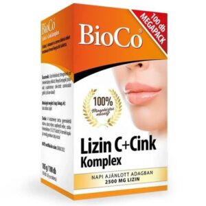 BioCo Lizin C+Cink Komplex tabletta